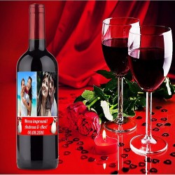 Sticlă de Vin personalizată...